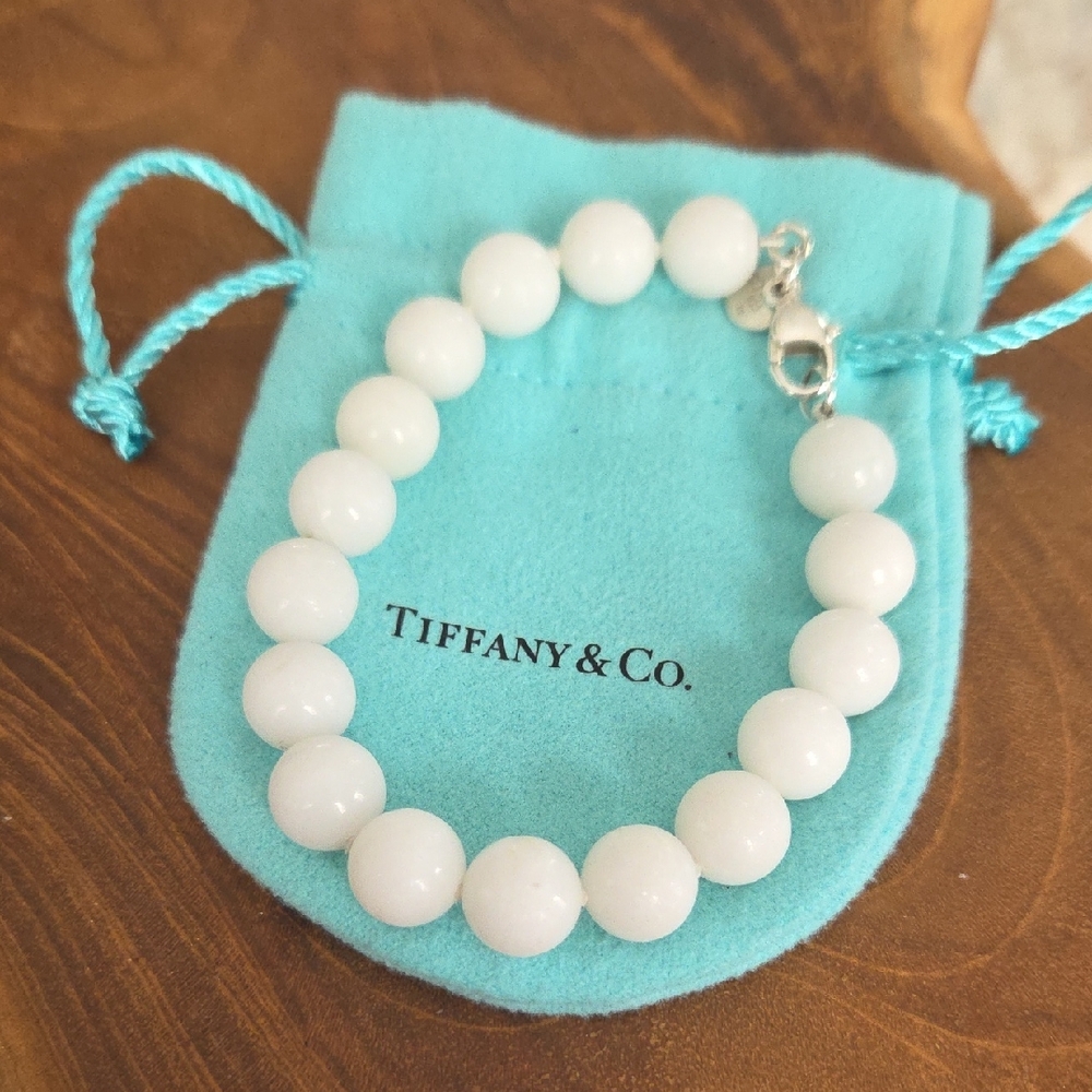 Tiffany & Co. White dolomite Bead  Bracelet